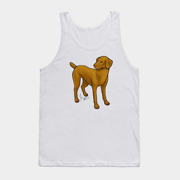 Dog - Vizsla - Smooth Coat Tank Top by Jen's Dogs Custom Gifts and Designs